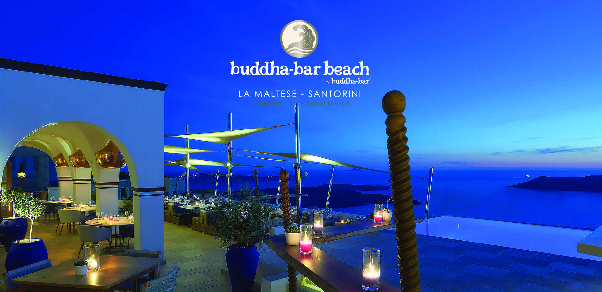 Buddha Bar Beach Santorini - La Maltese Hotel Imerovigli