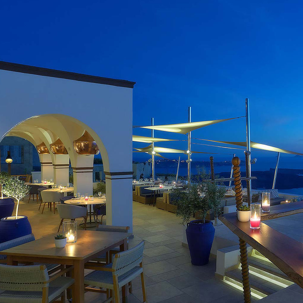 Restaurant | Buddha Bar Beach Santorini - La Maltese Hotel Imerovigli